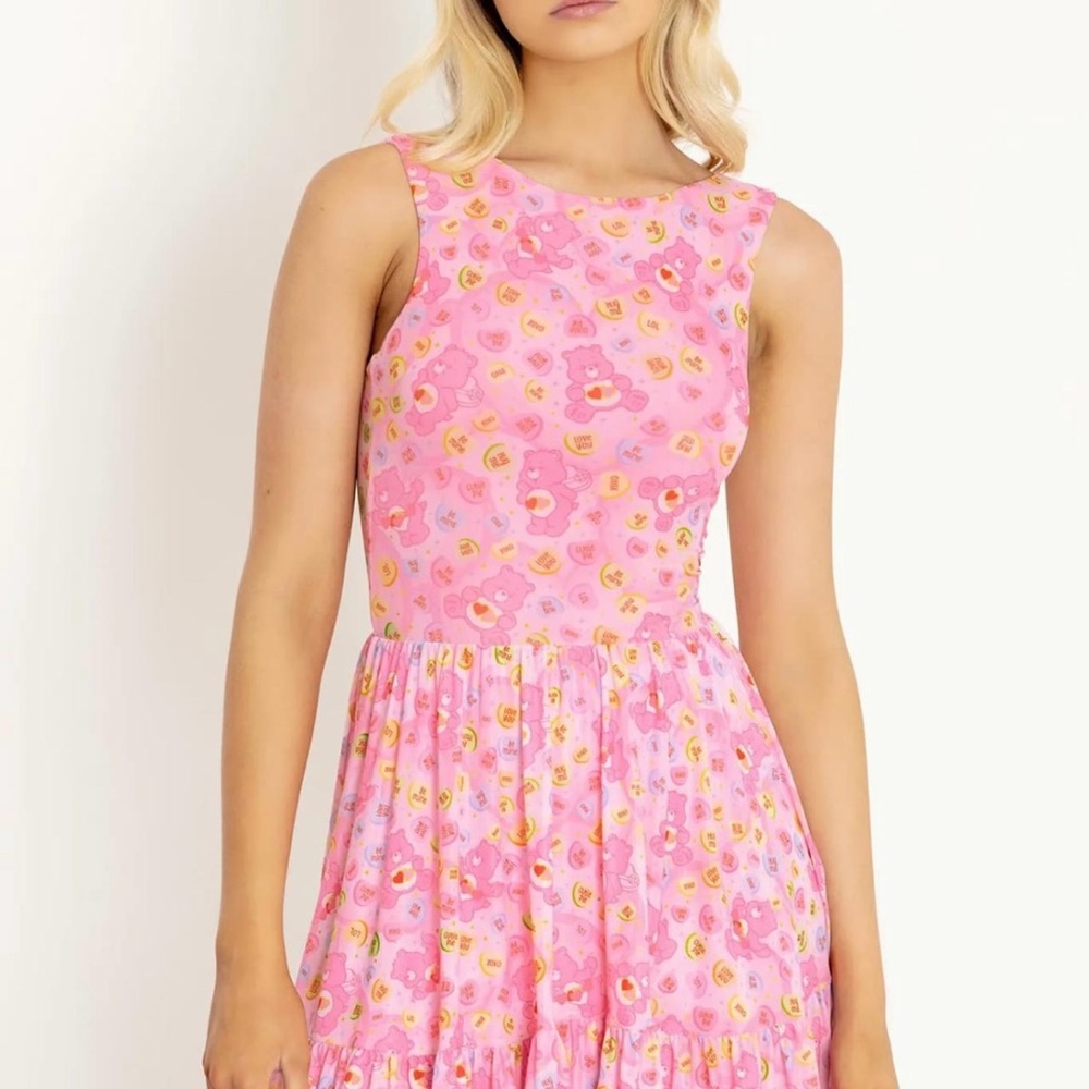 ♡ Care Bears Candy Hearts ♡ Bow Back Dress ♡